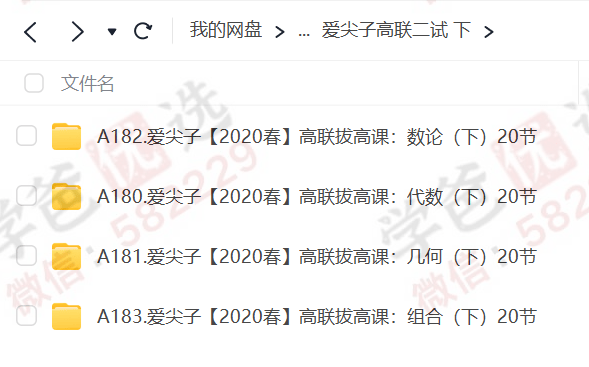 图片[4]-【000692】【高中数学】爱尖子：高联二试专题拔高（组合数论平面几何代数）-学爸优选