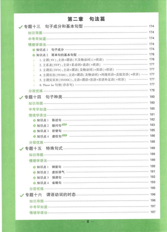 图片[5]-【003251】【初中英语】【资料】万唯中考系列：初中英语语法+新趋势题型组合练-学爸优选