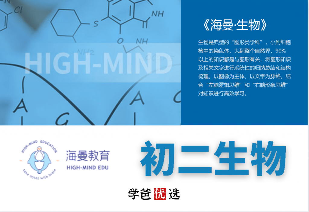 【000718】【初中生物】海曼小四门：八年级初二生物-学爸优选
