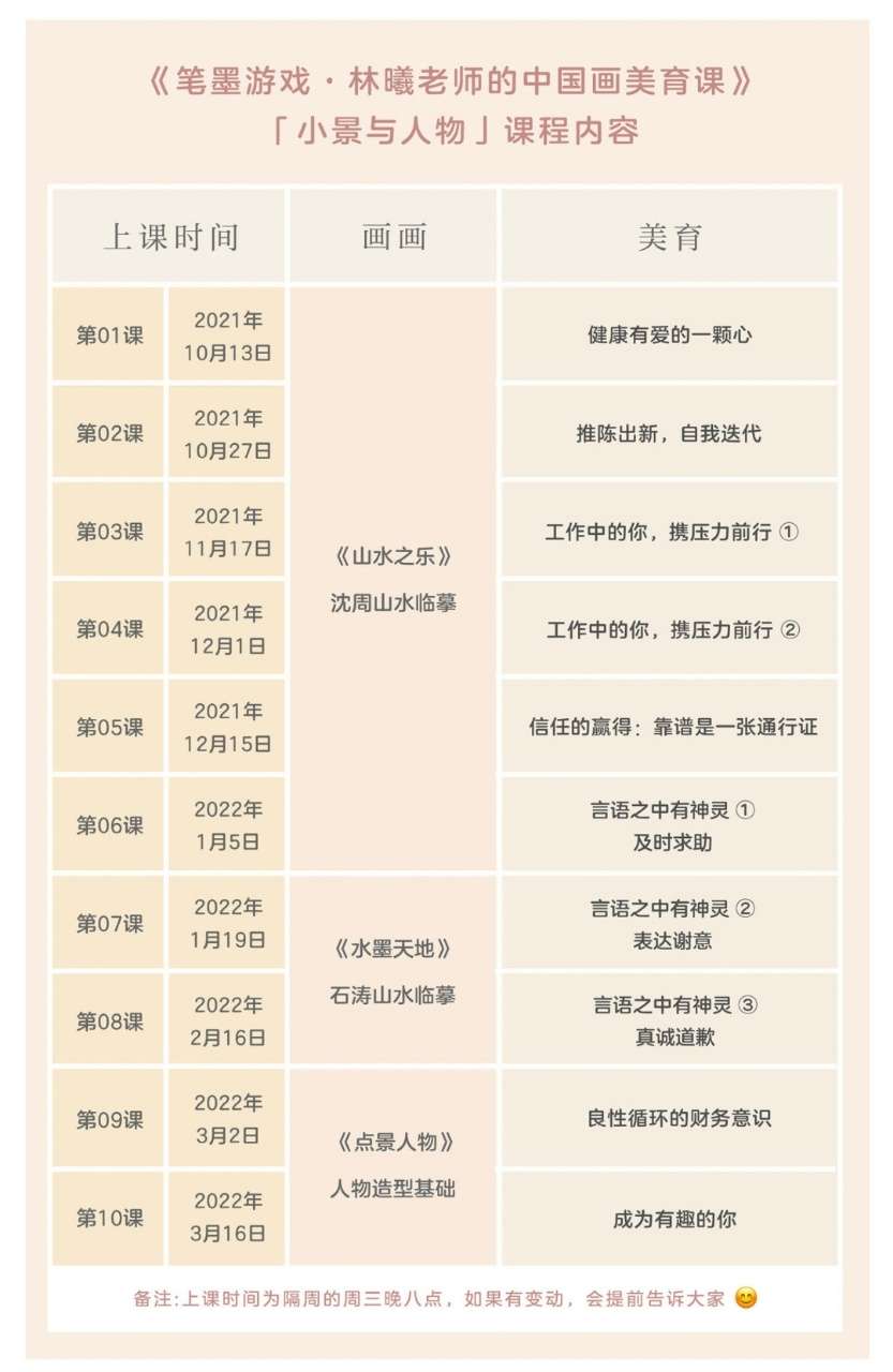图片[8]-【000924】【综合书画】暄桐教室：LX中国画美育直播课-笔墨游戏零基础全阶课程（三阶小景与人物）-学爸优选