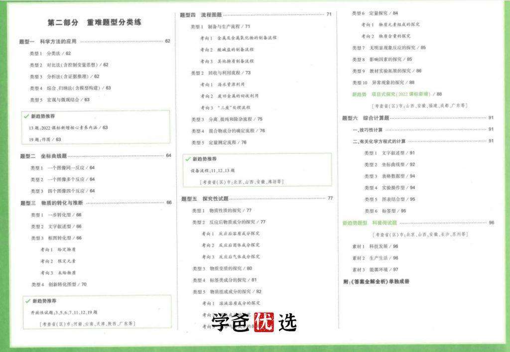 图片[6]-【000814】【初中化学】【资料】万唯中考化学真题分类-学爸优选