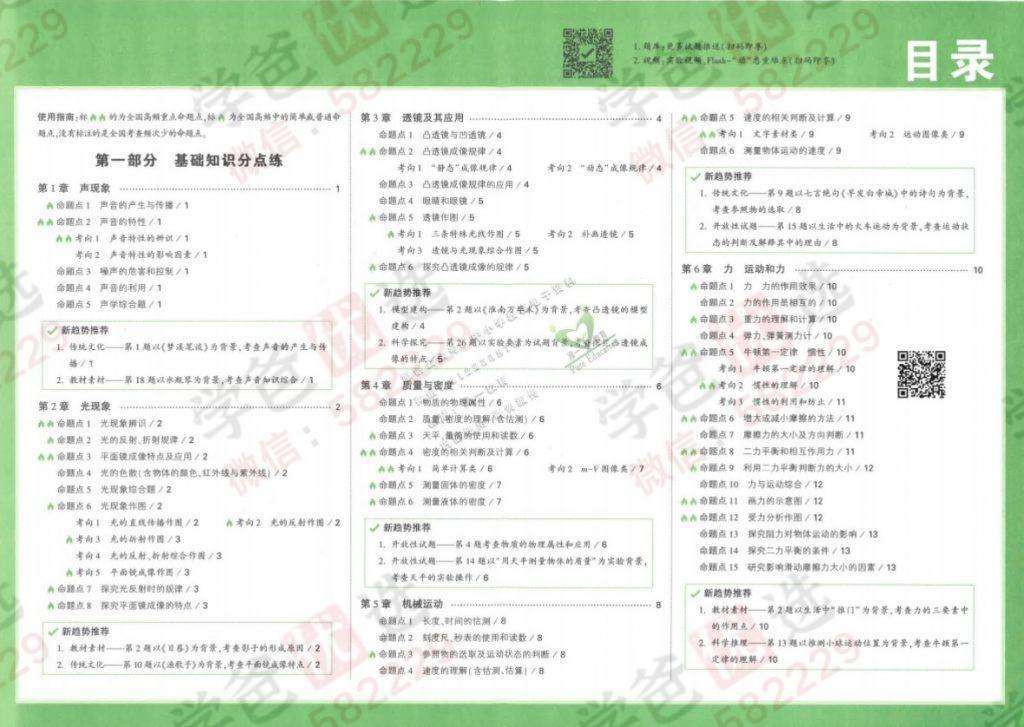 图片[2]-【000815】【初中物理】【资料】万唯：中考物理真题分类-学爸优选
