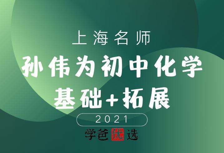 【000009】【初中化学】华育：初三化学21暑秋（零基础+拓展）孙伟为-学爸优选