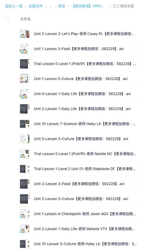 图片[6]-【003424】【综合英语】VIPKIDS一对一在线外教教学视频打包-学爸优选