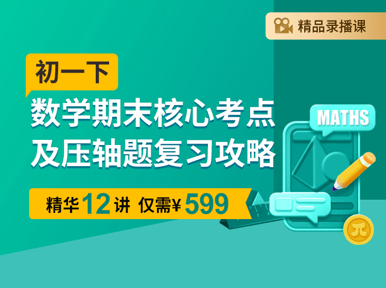【003175】【初中数学】上海笔笔逗：七年级下册《期末核心考点及压轴题复习攻略》-学爸优选