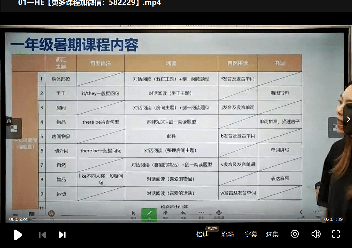 图片[7]-【000348】【小学英语】学而思培优：上海一年级英语（鲁倩）-学爸优选