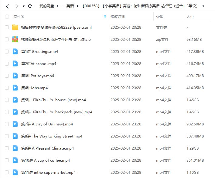 图片[4]-【000358】【小学英语】高途：褚帅新概念英语-起点班（适合1-3年级）-学爸优选