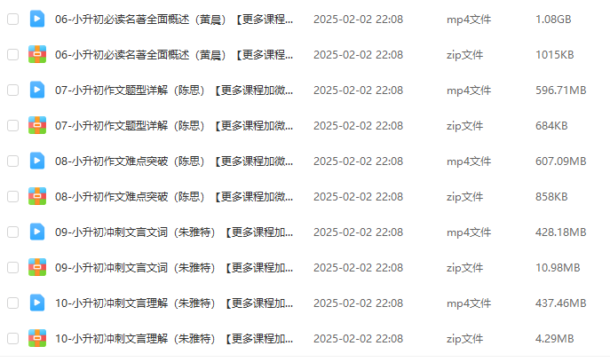图片[3]-【000395】【小学语文】诸葛学堂：乐舅陪你小升初十大主题全掌握-学爸优选