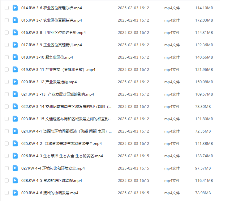 图片[7]-【003552】【高中地理】羊羊老师：2025届高考地理二轮·人文地理-学爸优选