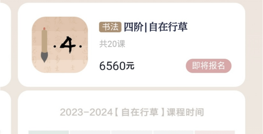 【000935】【综合书画】暄桐教室：LX书法新四套基础课四阶自在行草20课-学爸优选