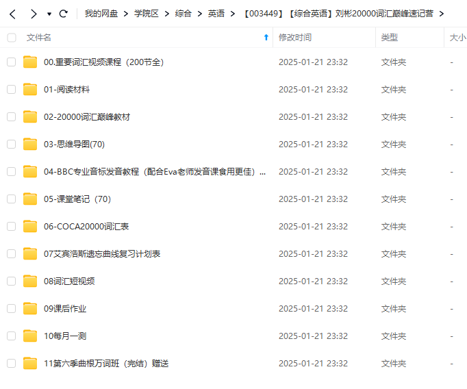 图片[2]-【003449】【综合英语】刘彬20000词汇巅峰速记营-学爸优选