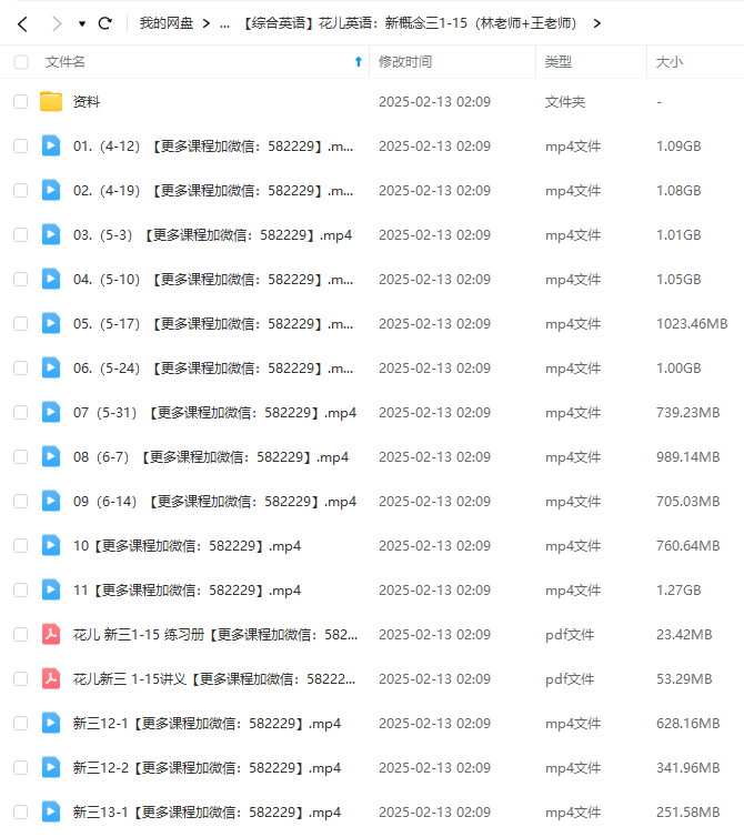 图片[5]-【000501】【综合英语】花儿英语：新概念一二三册-学爸优选
