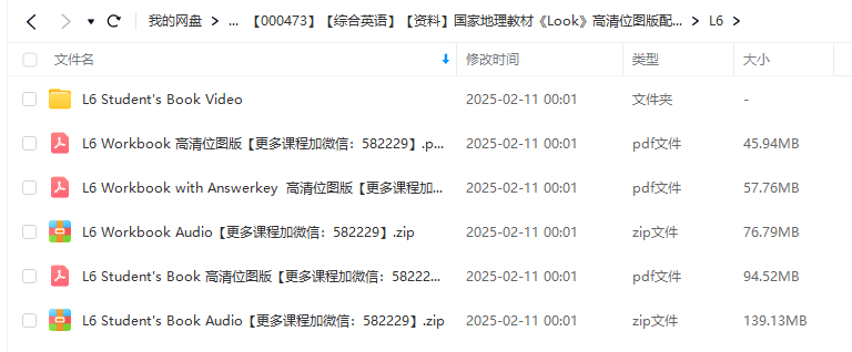 图片[3]-【000473】【综合英语】【资料】国家地理教材《Look》高清位图版配官方视频-学爸优选