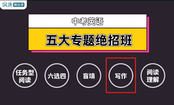 【003268】【初中英语】玩转中考英语·作文绝招（润庚明师堂）-学爸优选
