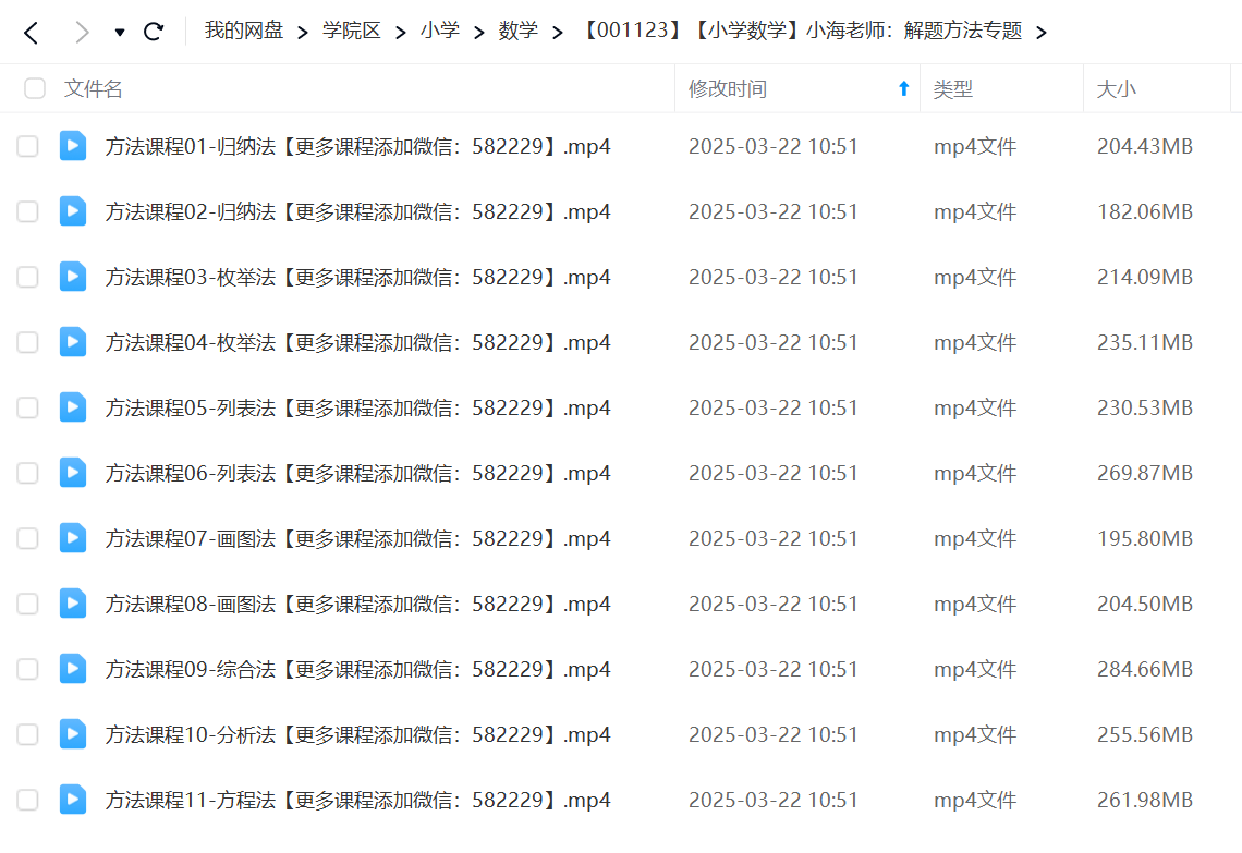 【001123】【小学数学】【免费】小海老师：解题方法专题-学爸优选