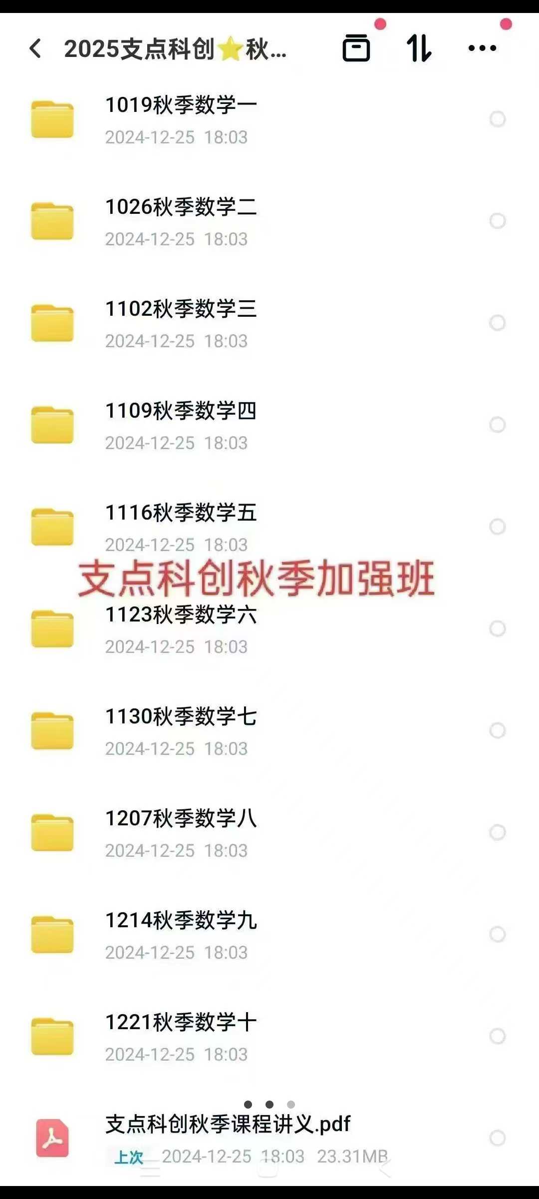 图片[3]-2025中科大少年班【支点科创】[玫瑰]秋季+数学物理 完结业内最顶级师资和最完整系统性的科创课程想冲少年班创新班-学爸优选