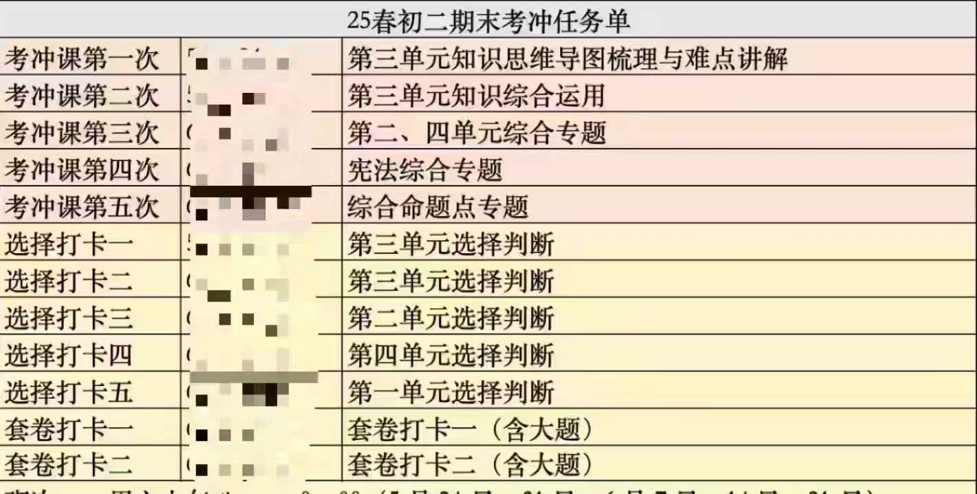 图片[2]-大道初一、初二道法期末冲考
开始成团，要私我！昨天-学爸优选