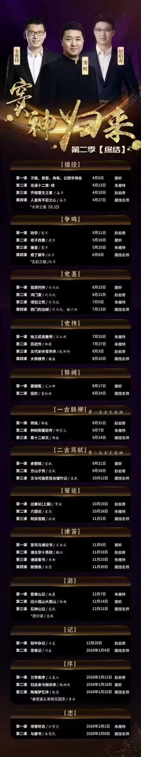 【更新】诸葛学堂【会员免费】《窦神归来文言文一课通》第二季，窦昕、赵伯奇、朱雅特三位重磅主讲“守擂”，更有豆神名师团全-学爸优选