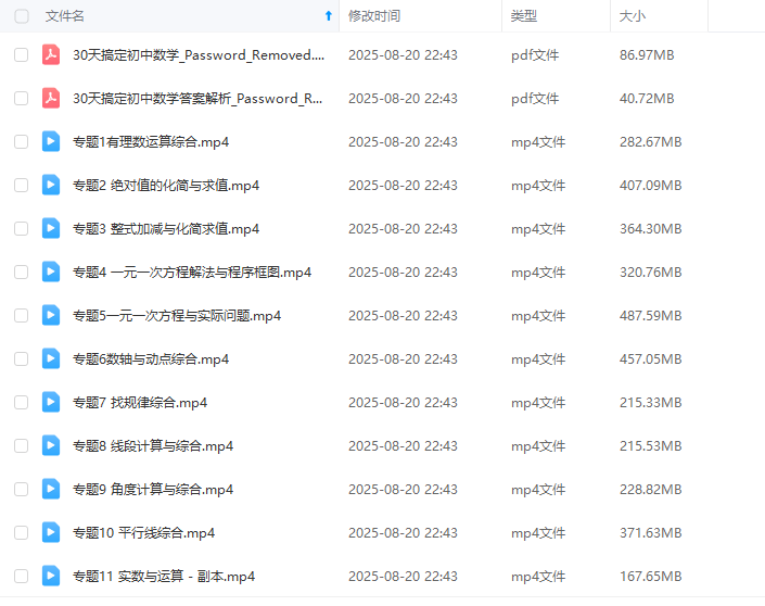图片[2]-【003676】【初中数学】学而思：《朱韬30天搞定初中数学》-学爸优选