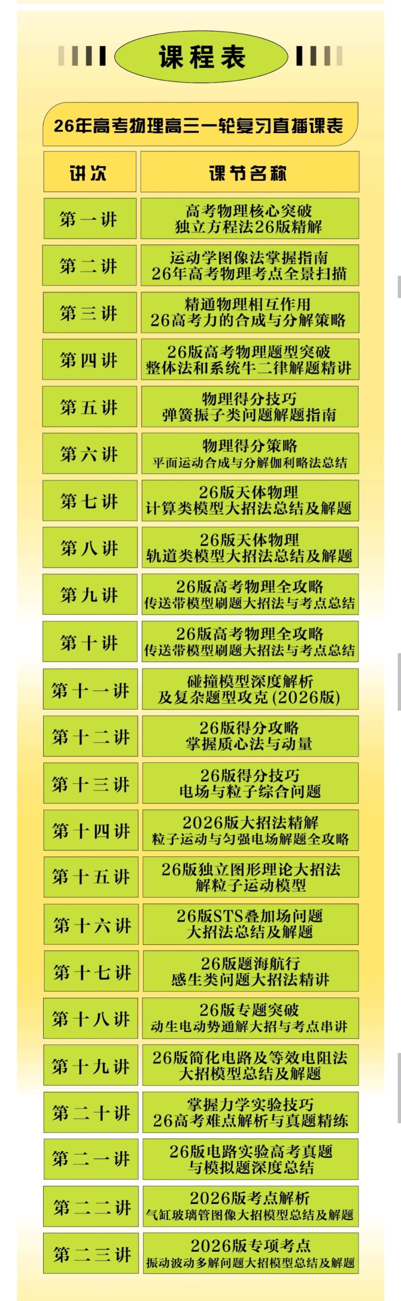 图片[6]-【003745】【高中物理】王羽：高三物理一轮复习（2026届高考）赠送2025一轮二轮-学爸优选