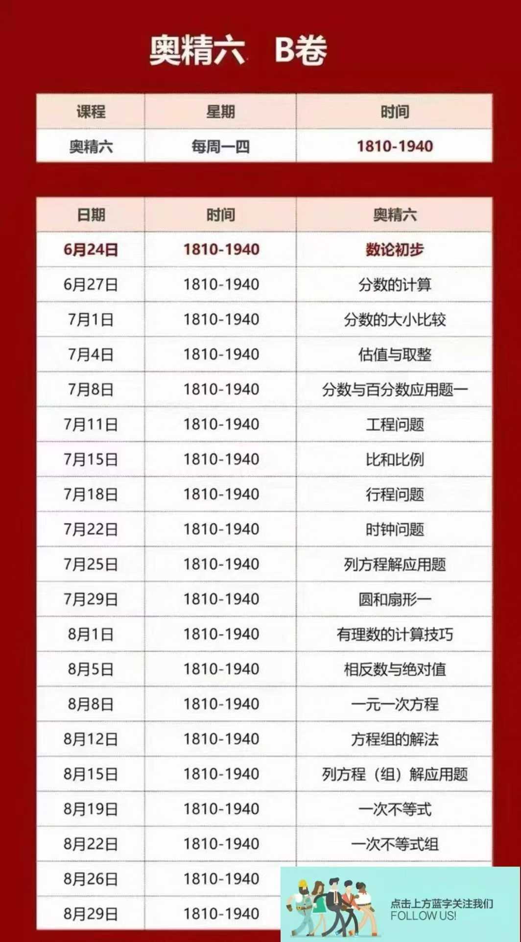 【小学数学】【初中数学】上海奥精B卷刷题进阶课(5-7年级)-学爸优选