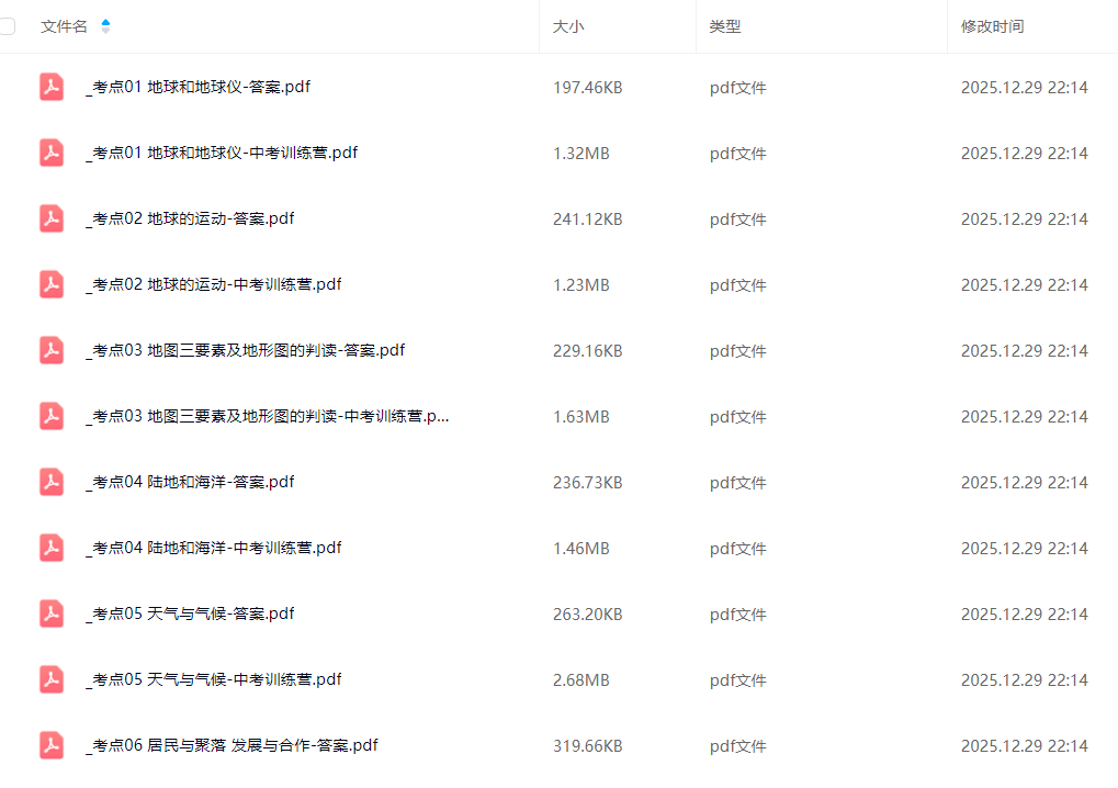 图片[4]-【003768】【初中地理】小靳老师：初一地理思维上下册（视频和资料）-学爸优选