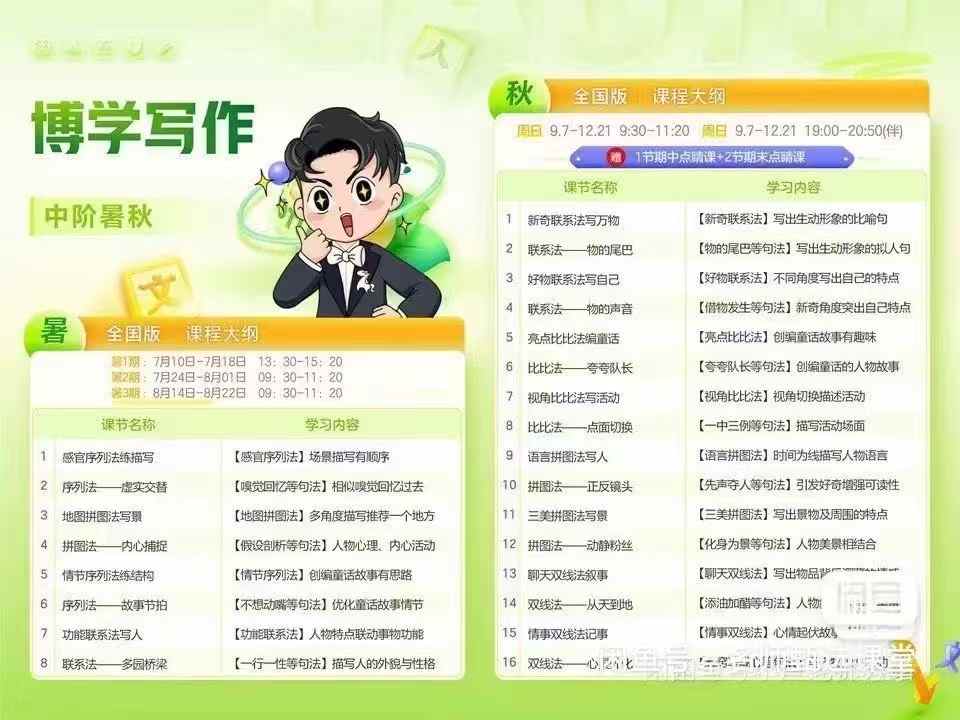 图片[4]-【小学语文】白马26寒春写作课（中阶适合小学34年级、高阶适合小学56年级）-学爸优选