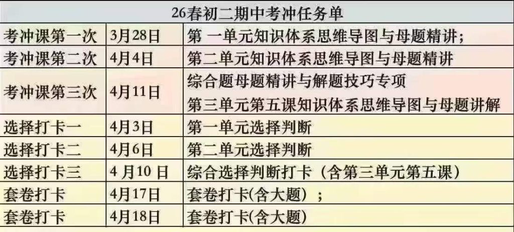 图片[2]-【003796】【初中道法】大道老师：初二道法下学期期中冲考课程26春-学爸优选