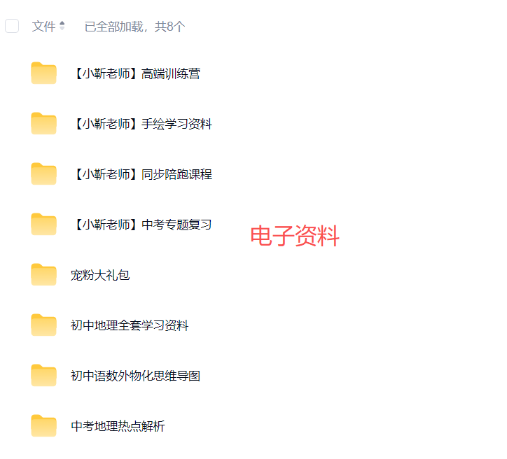 图片[3]-【003787】【初中生物】小靳老师：初中地理12合1课程-学爸优选