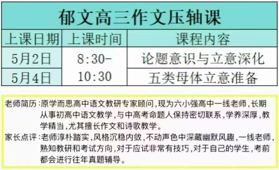 【高中语文】北京高考郁文老师：考前压轴课作文高分的核心，是立意的精准与深度。 拆解审题逻辑，跳出平庸立意-学爸优选