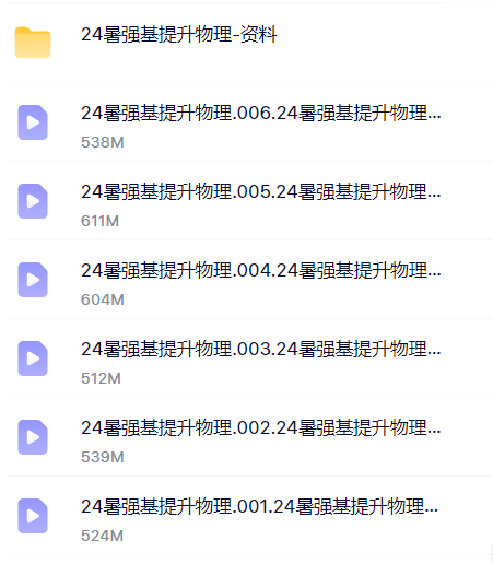 图片[4]-【003819】【高中物理】创知路：物理强基（基础+提升）视频和资料齐-学爸优选