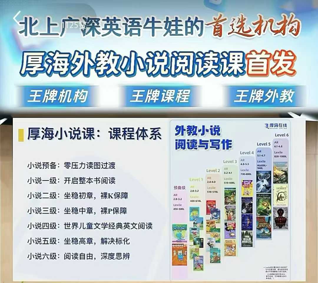 图片[2]-【综合英语】厚海：外教小说阅读写作1-7阶-学爸优选