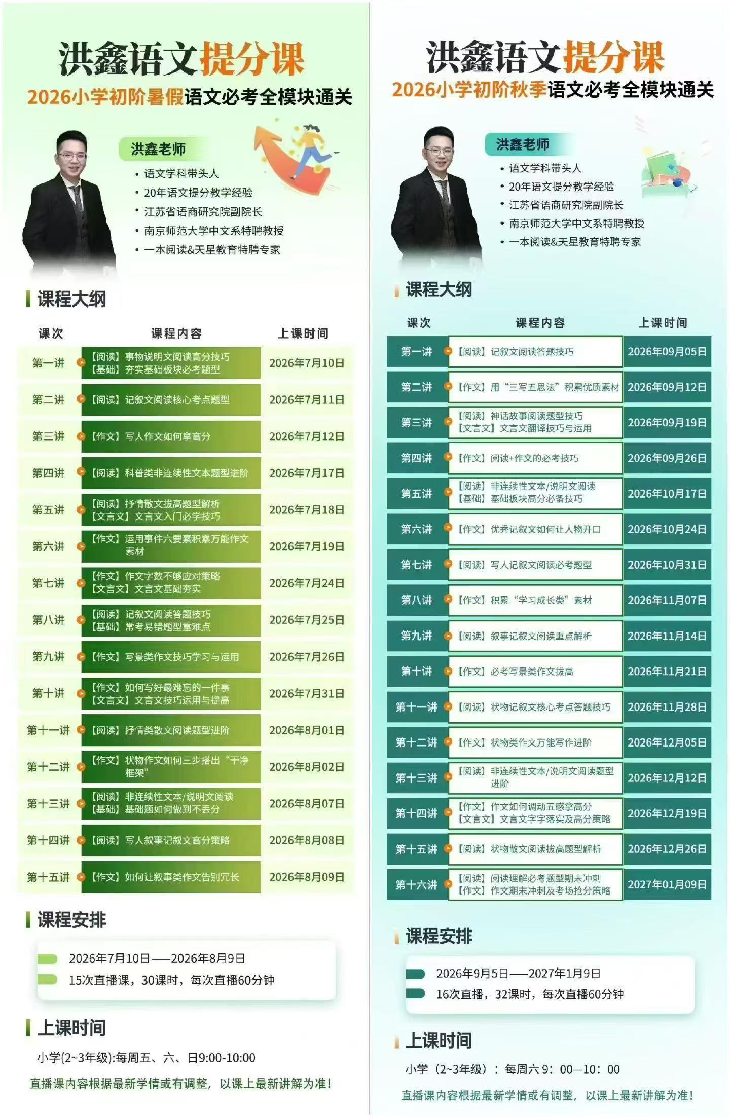 图片[4]-【纸质书发货】洪老师语文2026暑秋预定！
小学+初中+高中
能力、方法、素养全面提升，应试+提分！
涵盖基础知识、阅读-学爸优选