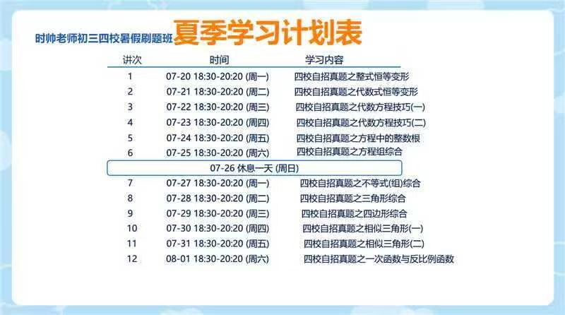 图片[3]-【初中数学】上海乐读：初三数学四校自招联考刷题班（时帅）2026暑-学爸优选