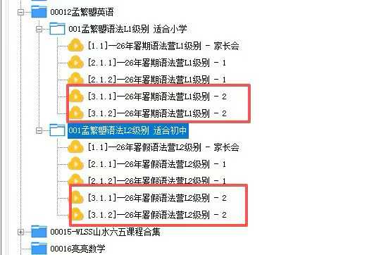 图片[3]-【小学英语】【初中英语】孟繁曌老师亲讲：高效语法读书卡，L1，L2都有-学爸优选