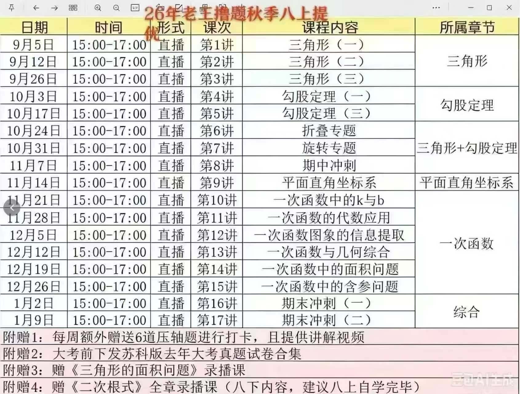 图片[2]-[强][庆祝]老王撸题新课，秋季提优，全网最低价团购，-学爸优选